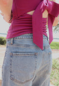 Natalie Bow Back Top