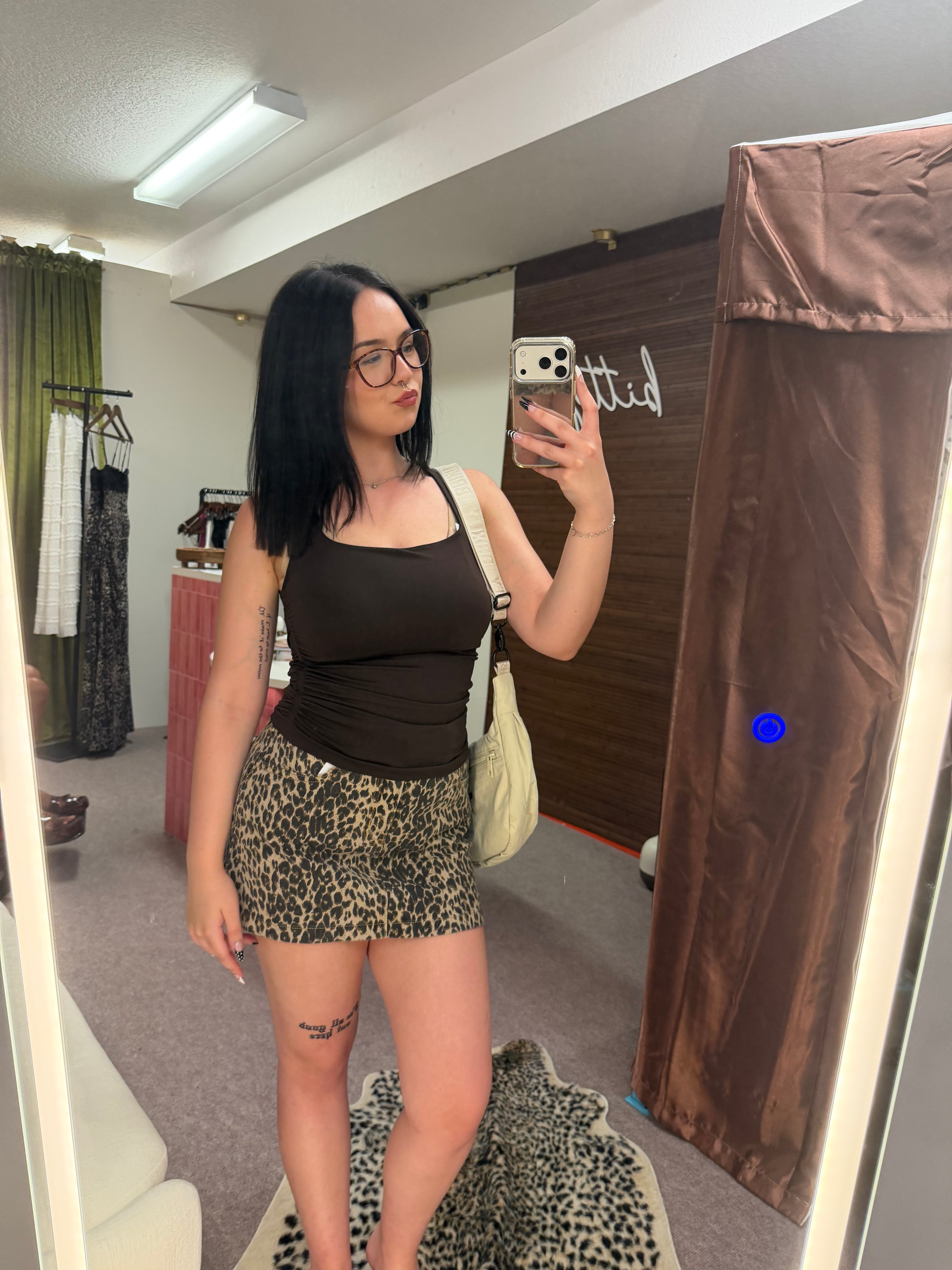 Annie Square Shirred Top
