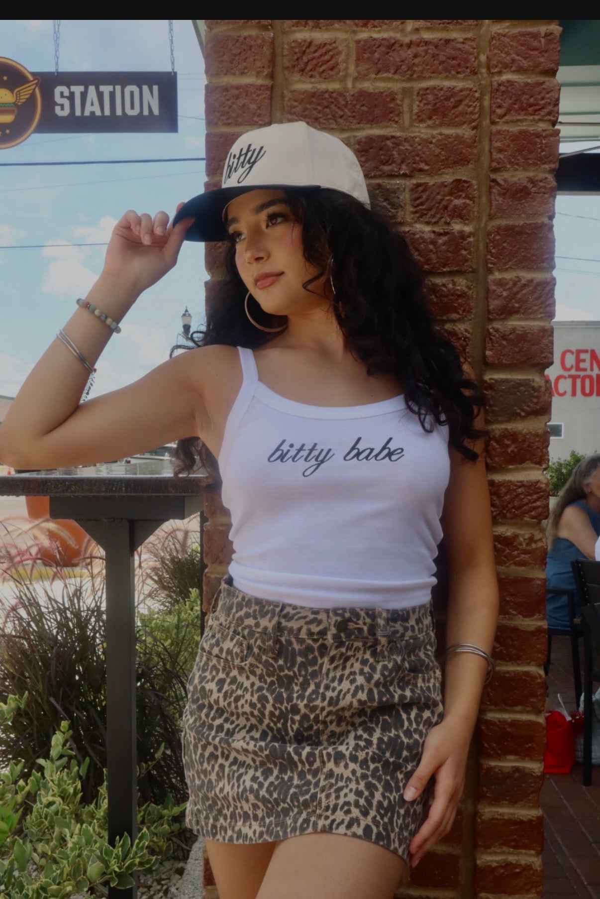 Moxie Leopard Mini Skirt