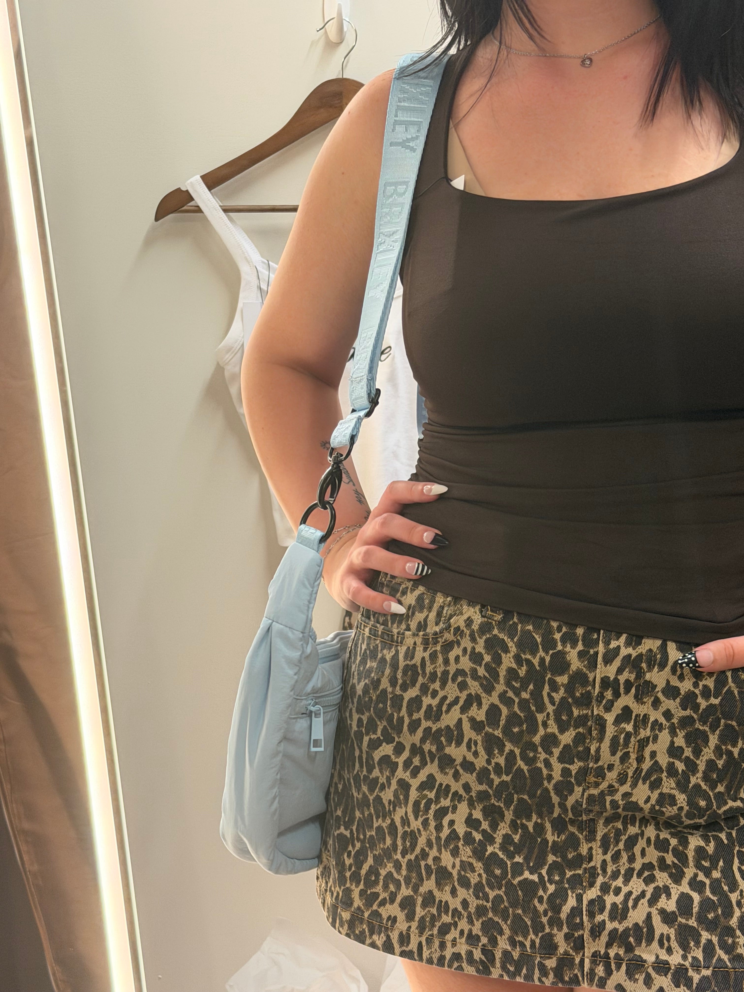 Moxie Leopard Mini Skirt