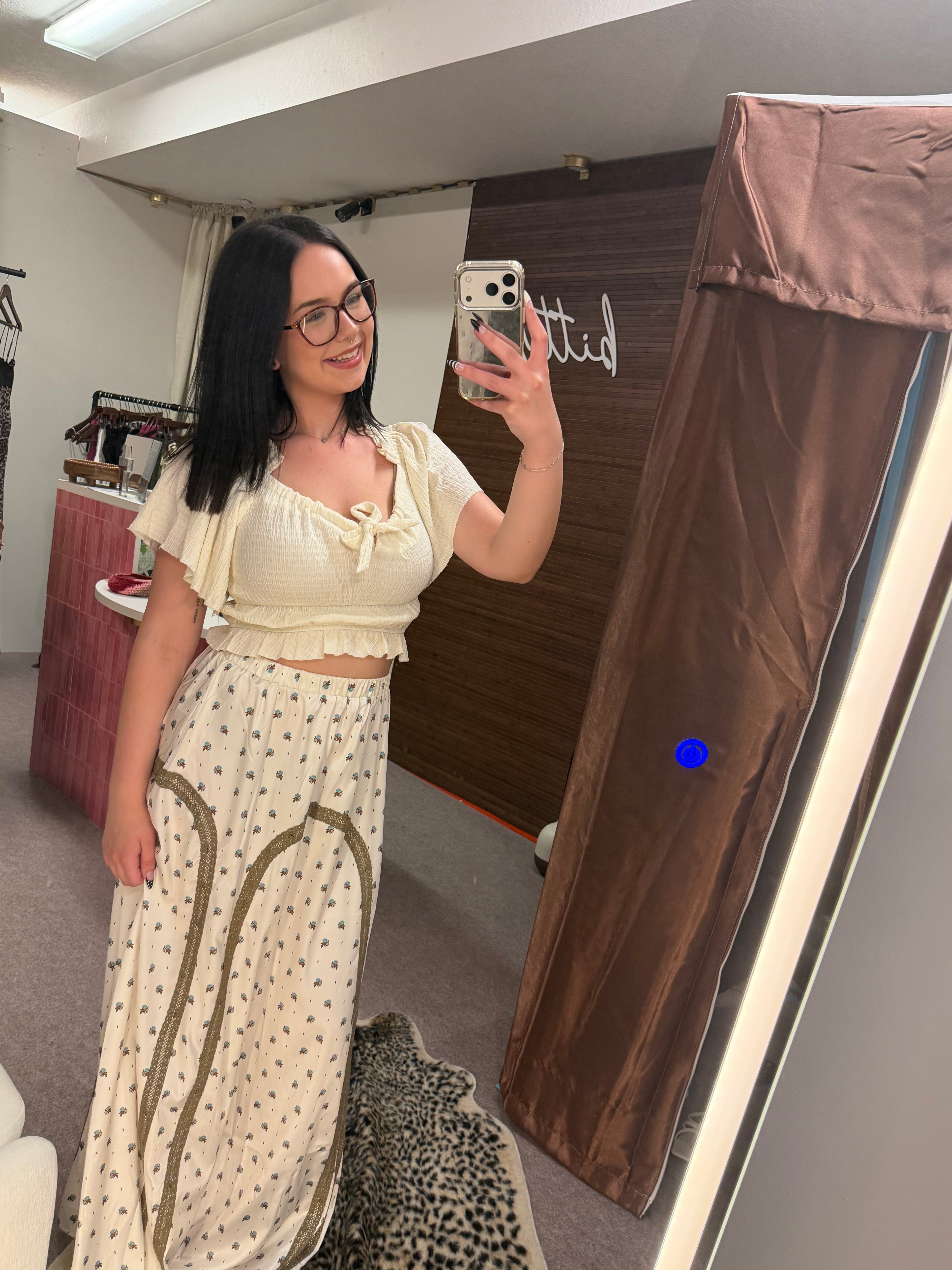 Molly Top in Cream